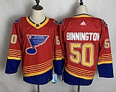 Blues 50 Jordan Binnington Red 2020-21 Reverse Retro Adidas Jersey,baseball caps,new era cap wholesale,wholesale hats